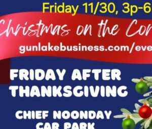 Gun Lake Christmas event set for Friday, Nov. 30 @ Chief Noonday Park