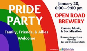 PRIDE Party planned in downtown Wayland @ Open Road Brewery