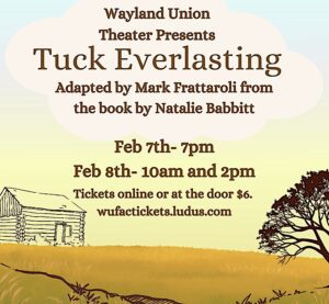 WHS theatre group to present 'Tuck Everlasting' @ WHS Fine Arts Center